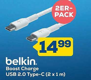 belkin. Boost Charge USB 2.0 Type-C (2 x 1 m)