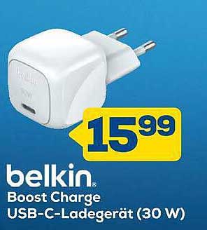belkin Boost Charge USB-C-Ladegerät (30 W)