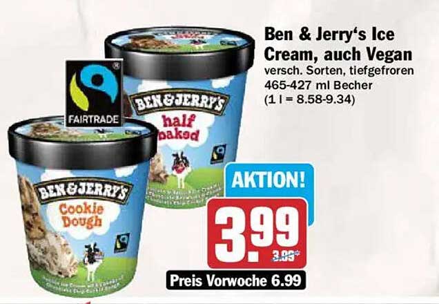 Ben & Jerry’s Ice Cream, auch Vegan