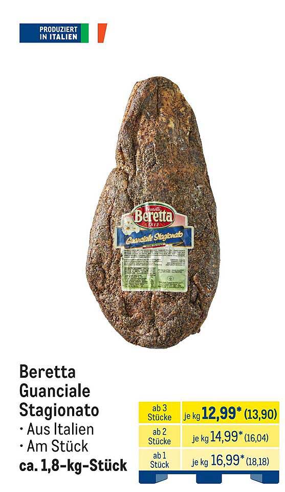 Beretta Guanciale Stagionato