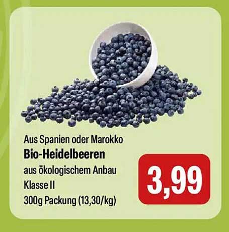 Bio-Heidelbeeren