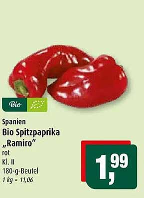 Bio Spitzpaprika „Ramiro“ rot
