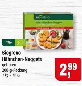 Biogreno Hähnchen-Nuggets
