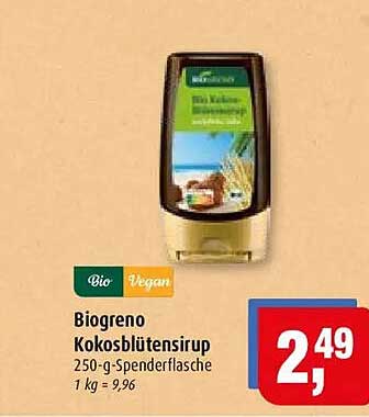 Biogreno Kokosblütensirup