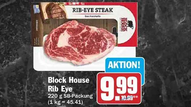 Block House Rib Eye
