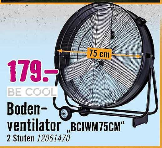 Bodenventilator „BCIWM75CM“