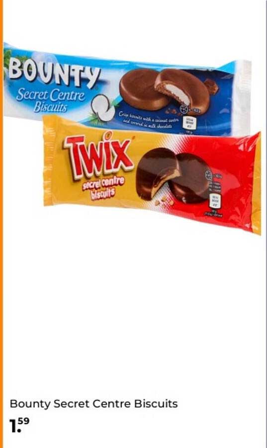 Bounty Secret Centre Biscuits