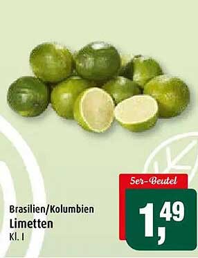 Brasilien/Kolumbien Limetten Kl. I