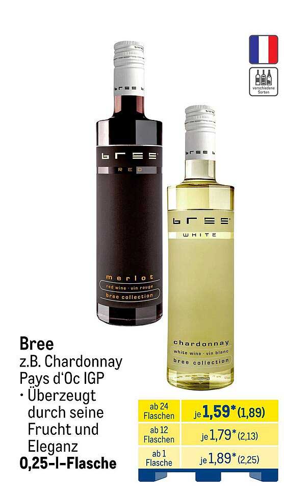 Bree z.B. Chardonnay Pays d'Oc IGP