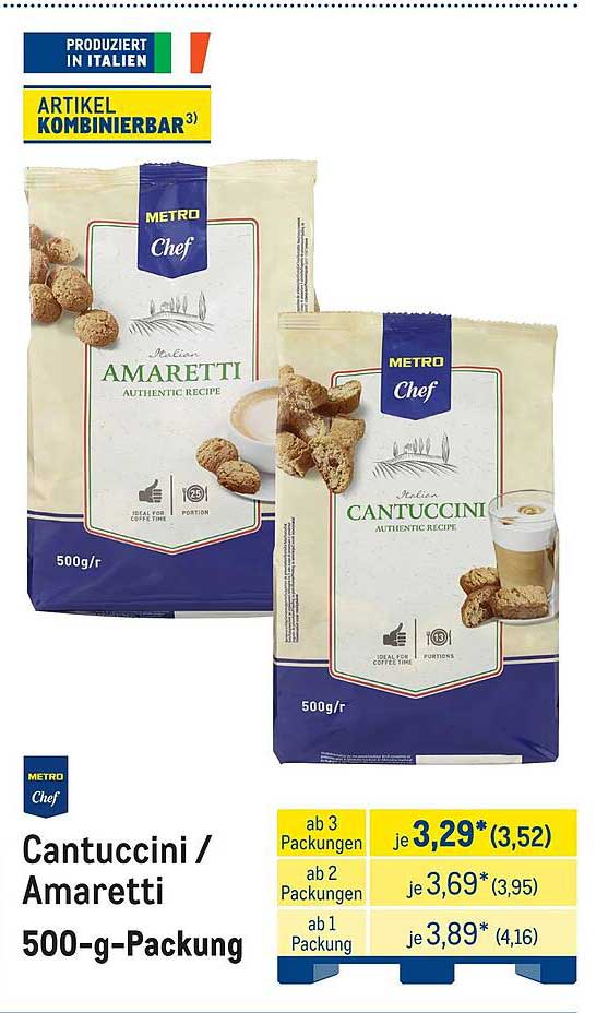 Cantuccini / Amaretti 500-g-Packung
