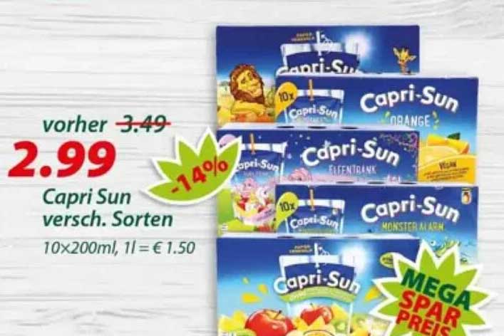 Capri Sun versch. Sorten