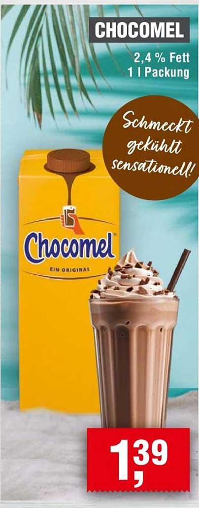 CHOCOMEL 2,4 % Fett 1 l Packung