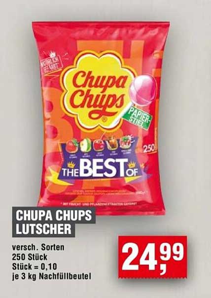 CHUPA CHUPS LUTSCHER
