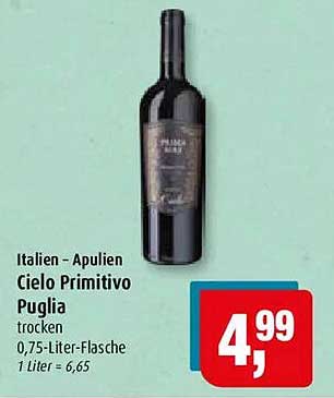 Cielo Primitivo Puglia