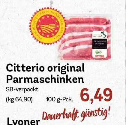 Citterio original Parmaschinken