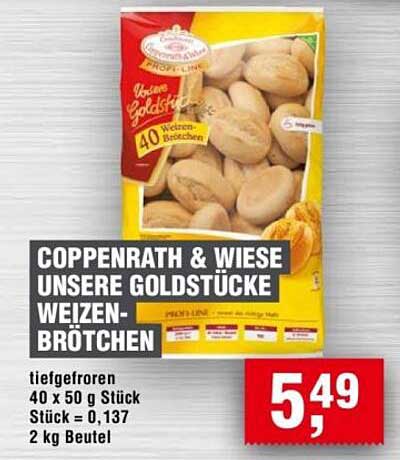 COPPENRATH & WIESE UNSERE GOLDSTÜCKE WEIZEN-BRÖTCHEN
