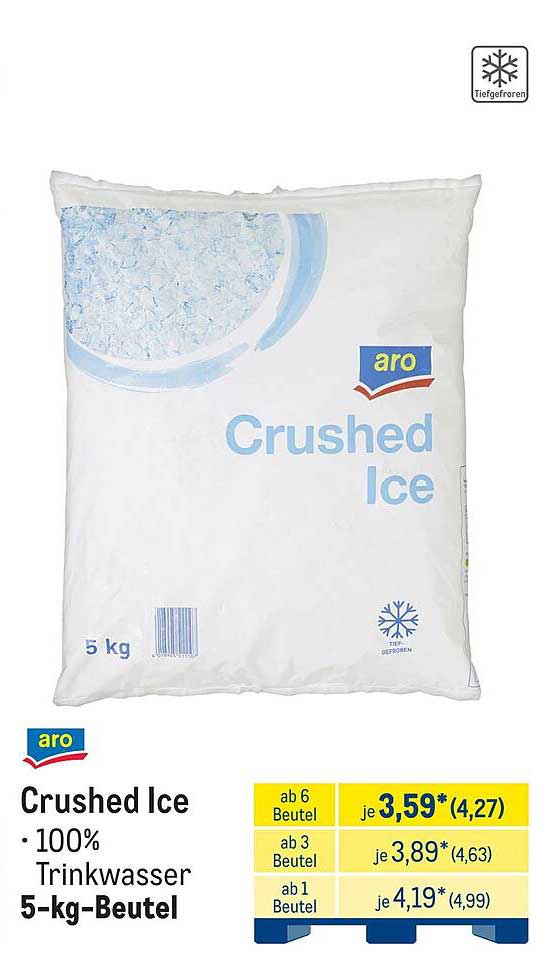 Crushed Ice 5-kg-Beutel