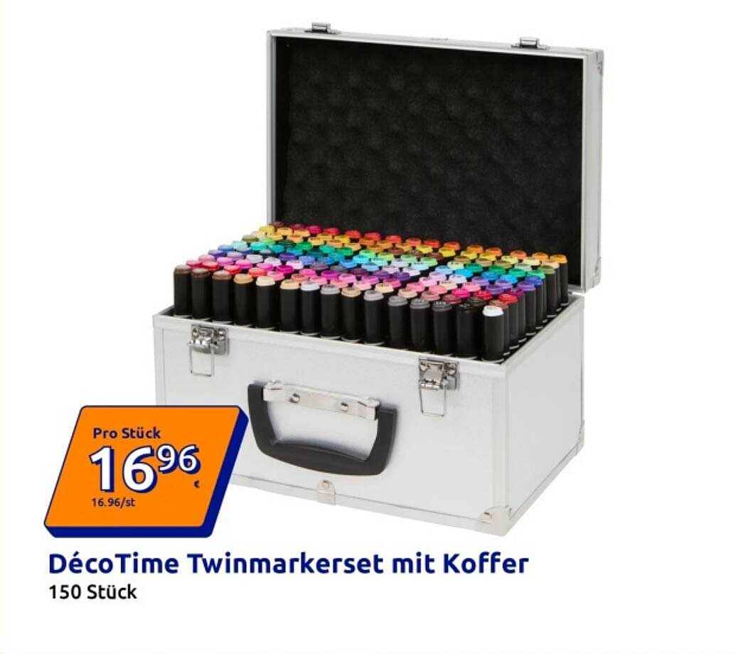 DécoTime Twinmarkerset mit Koffer