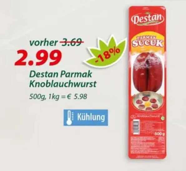 Destan Parmak Knoblauchwurst