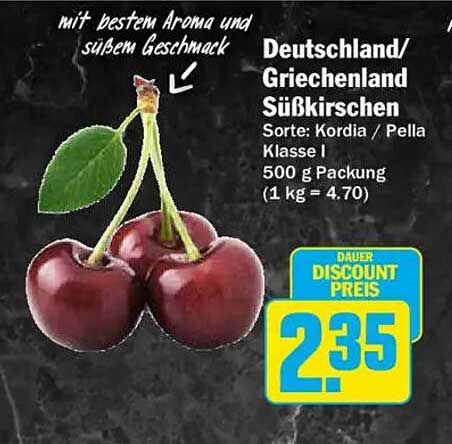 Deutschland/ Griechenland Süßkirschen
