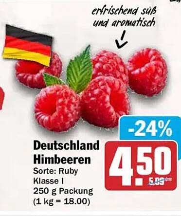 Deutschland Himbeeren