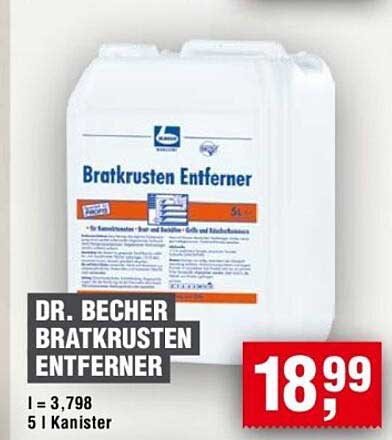 DR. BECHER BRATKRUSTEN ENTFERNER