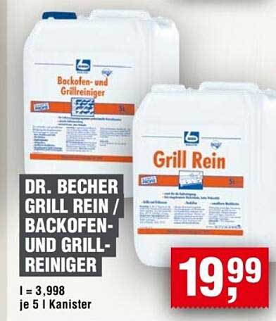 DR. BECHER GRILL REIN / BACKOFEN- UND GRILL-REINIGER
