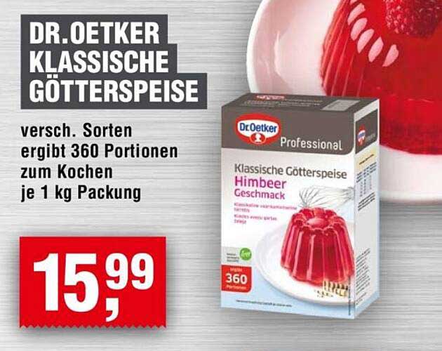 DR. OETKER KLASSISCHE GÖTTESSPEISE