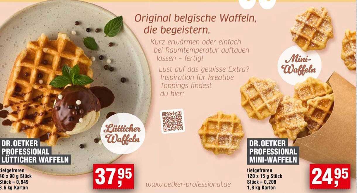 DR. OETKER PROFESSIONAL LÜTTICHER WAFFELN