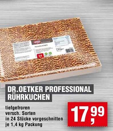DR.OETKER PROFESSIONAL RÜHRKUCHEN