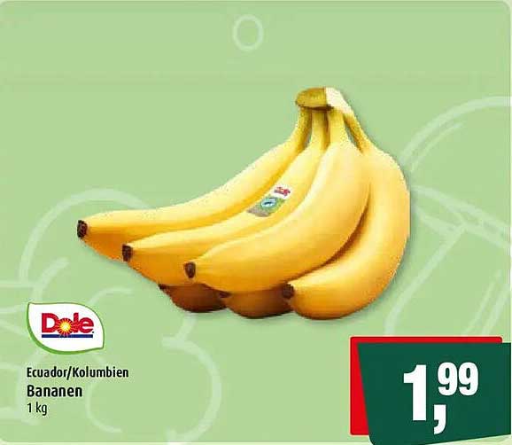 Ecuador/Kolumbien Bananen