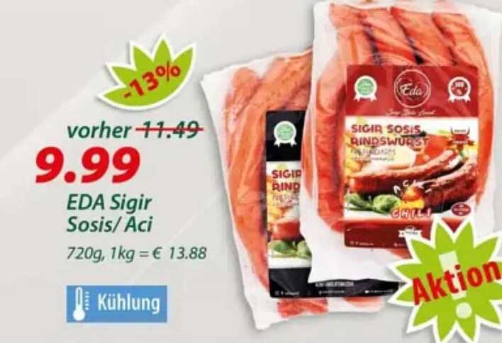 EDA Sigir Sosis/ Aci