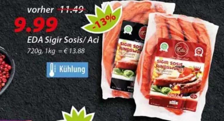 EDA Sığır Sosis/Acı