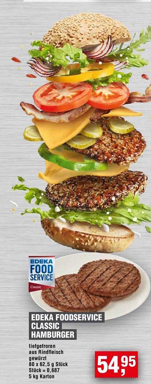 EDEKA FOODSERVICE CLASSIC HAMBURGER