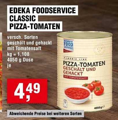EDEKA FOODSERVICE CLASSIC PIZZA-TOMATEN