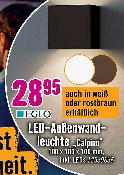 EGLO LED-Außenwandleuchte „Calpino“