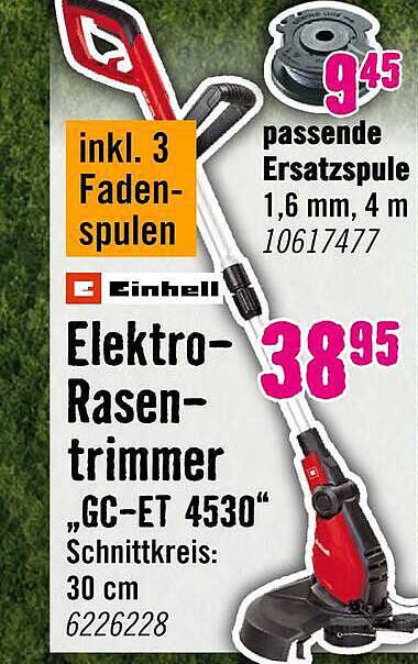 Einhell Elektro-Rasentrimmer „GC-ET 4530“