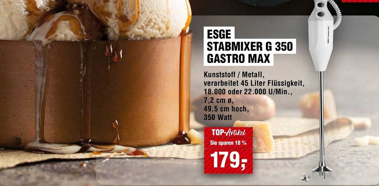 ESGE STABMIXER G 350 GASTRO MAX