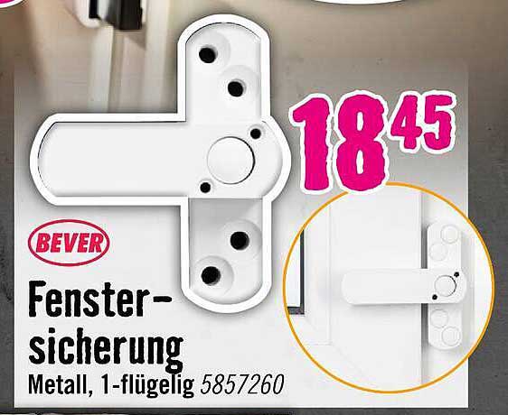 Fenster-sicherung Metall, 1-flügelig 5857260