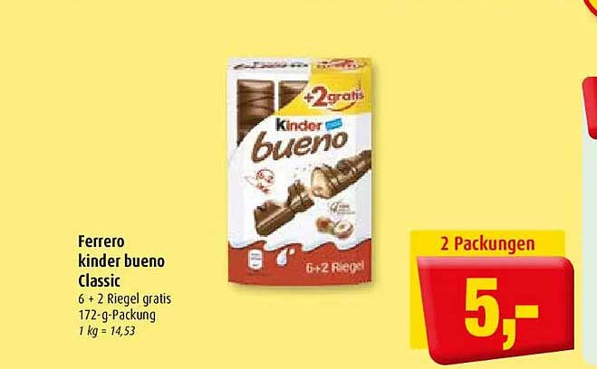 Ferrero kinder bueno classic