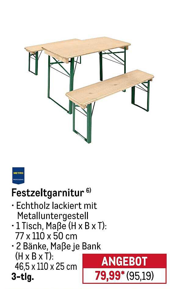 Festzeltgarnitur