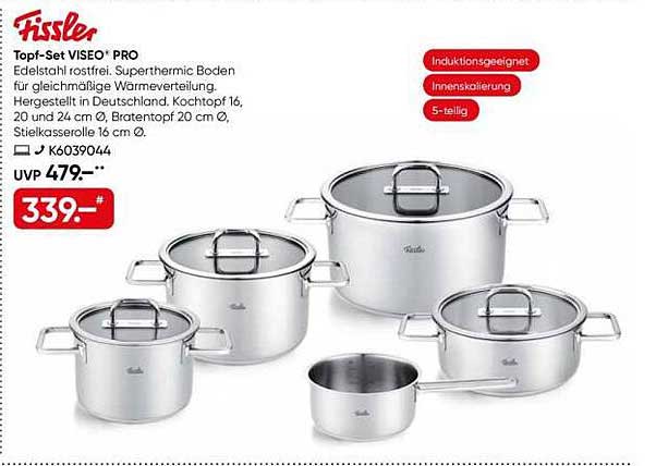 Fissler Topf-Set VISEO PRO