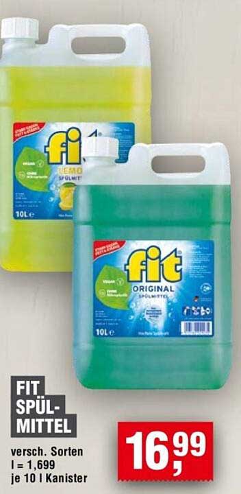 FIT SPÜL-MITTEL versch. Sorten