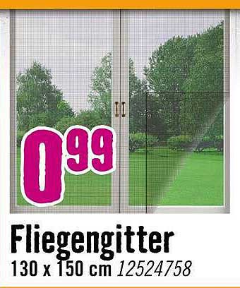 Fliegengitter 130 x 150 cm 12524758