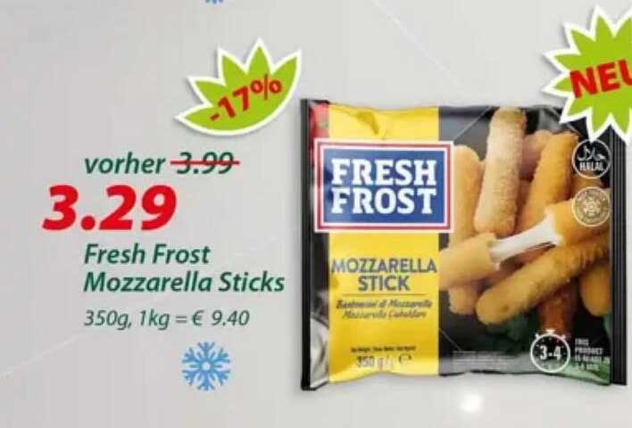 Fresh Frost Mozzarella Sticks