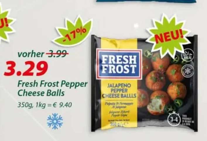Fresh Frost Pepper Cheese Balls