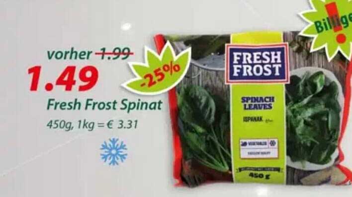 Fresh Frost Spinat