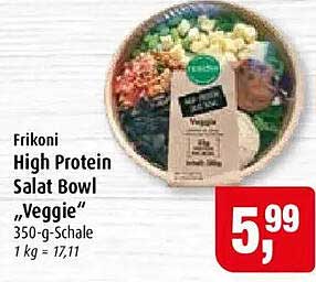 Frikoni High Protein Salat Bowl „Veggie“ 350-g-Schale