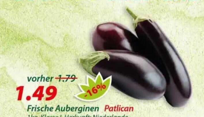 Frische Auberginen Patlican