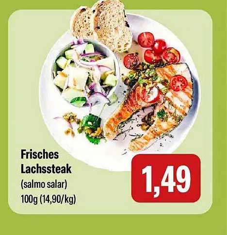 Frisches Lachssteak
